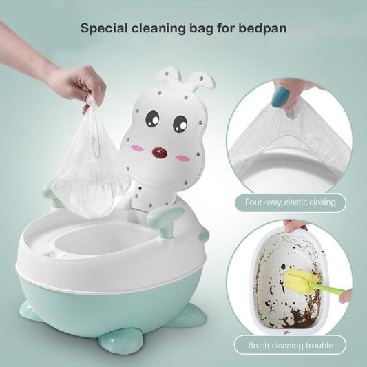 Special cleaning bag for one-time children's toilet