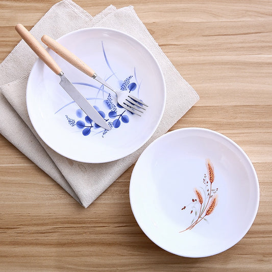 Traditional Style Dinner Plates Dishes Saucer Plate Steak Dish Western Dish Sushi Plate Rice Noddle Fish Dinnerware Bowls