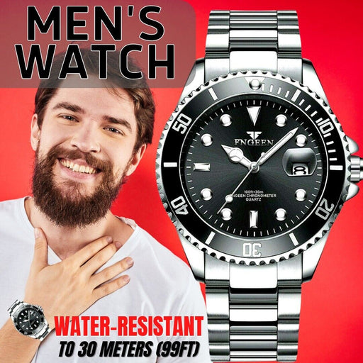 Men's Watch Relojes De Hombre Stainless Steel Quartz Luminous Classic Watches