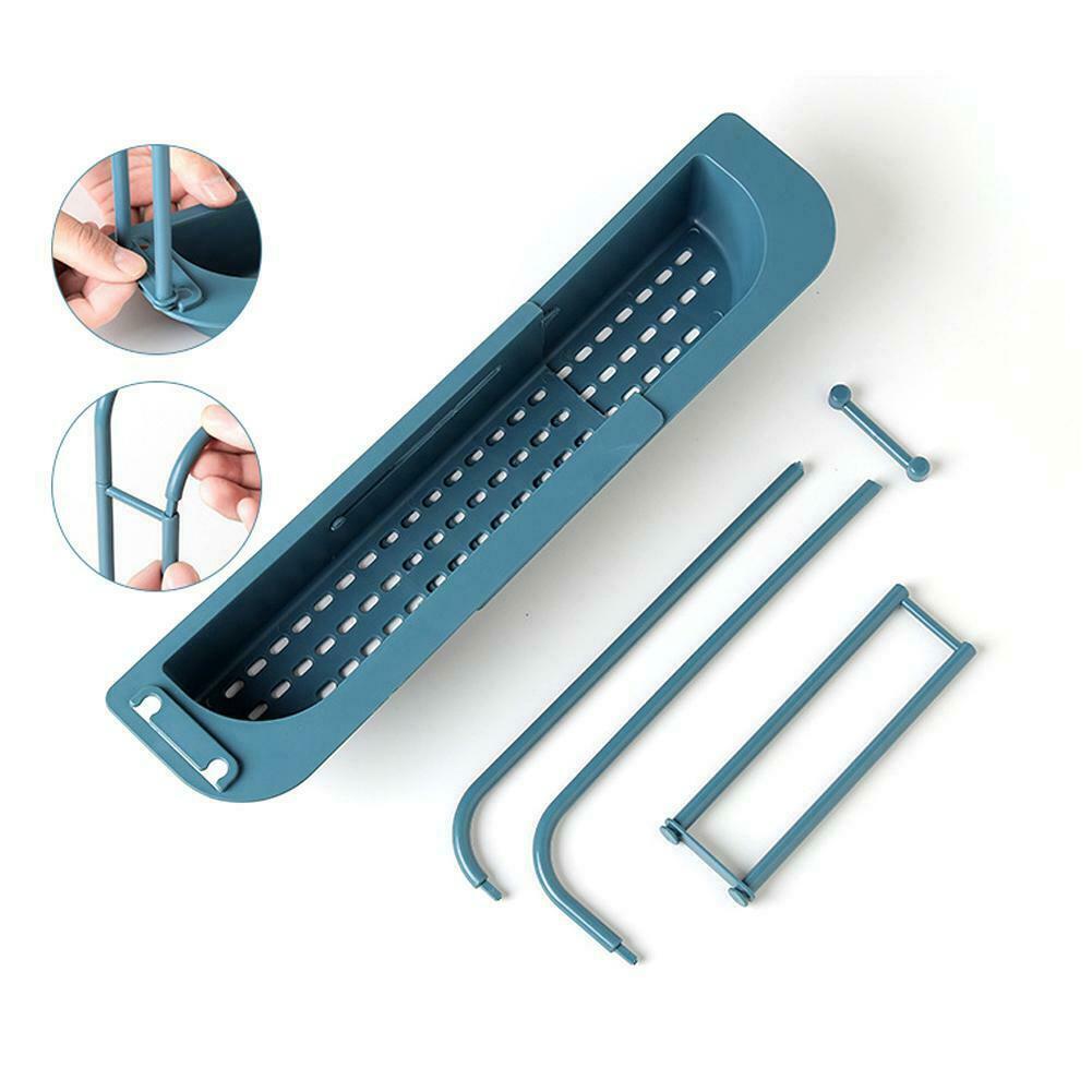 Telescopic Sink Rack Holder Expandable Storage Drain Basket For Kitchen Modern Sink Rack Telescopic Holder Expandable Storage Drain Kitchen Shelf Sponge Basket