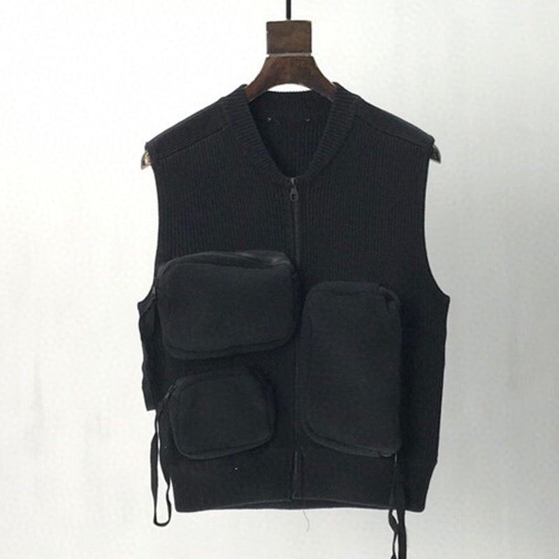 Workwear Men's And Women's Vests Trend Sleeveless Casual Vest