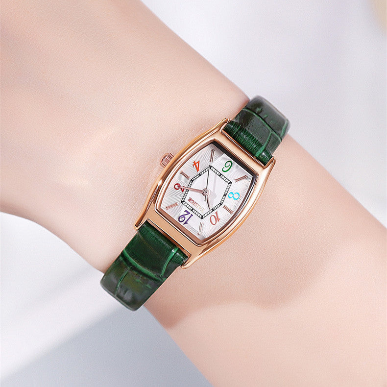 Women's Niche Design Stylish Roman Literal Watch