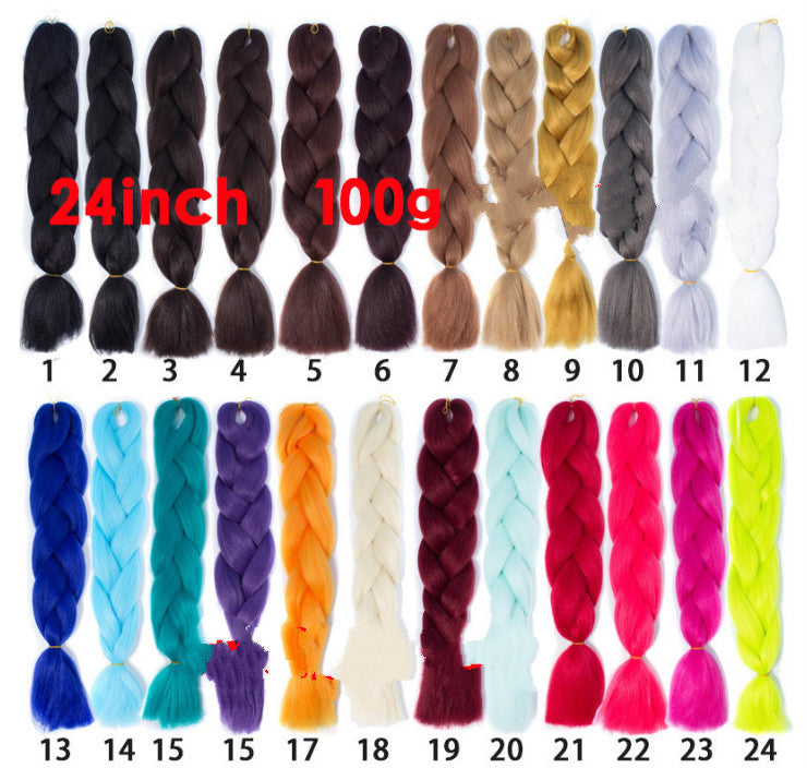 African black braid hair braid hair braid high temperature wire braid hair African wig