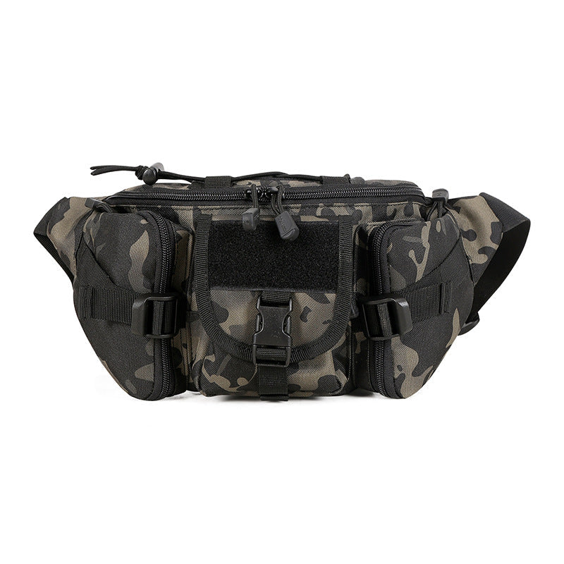 Outdoor military fan tactical belt bag