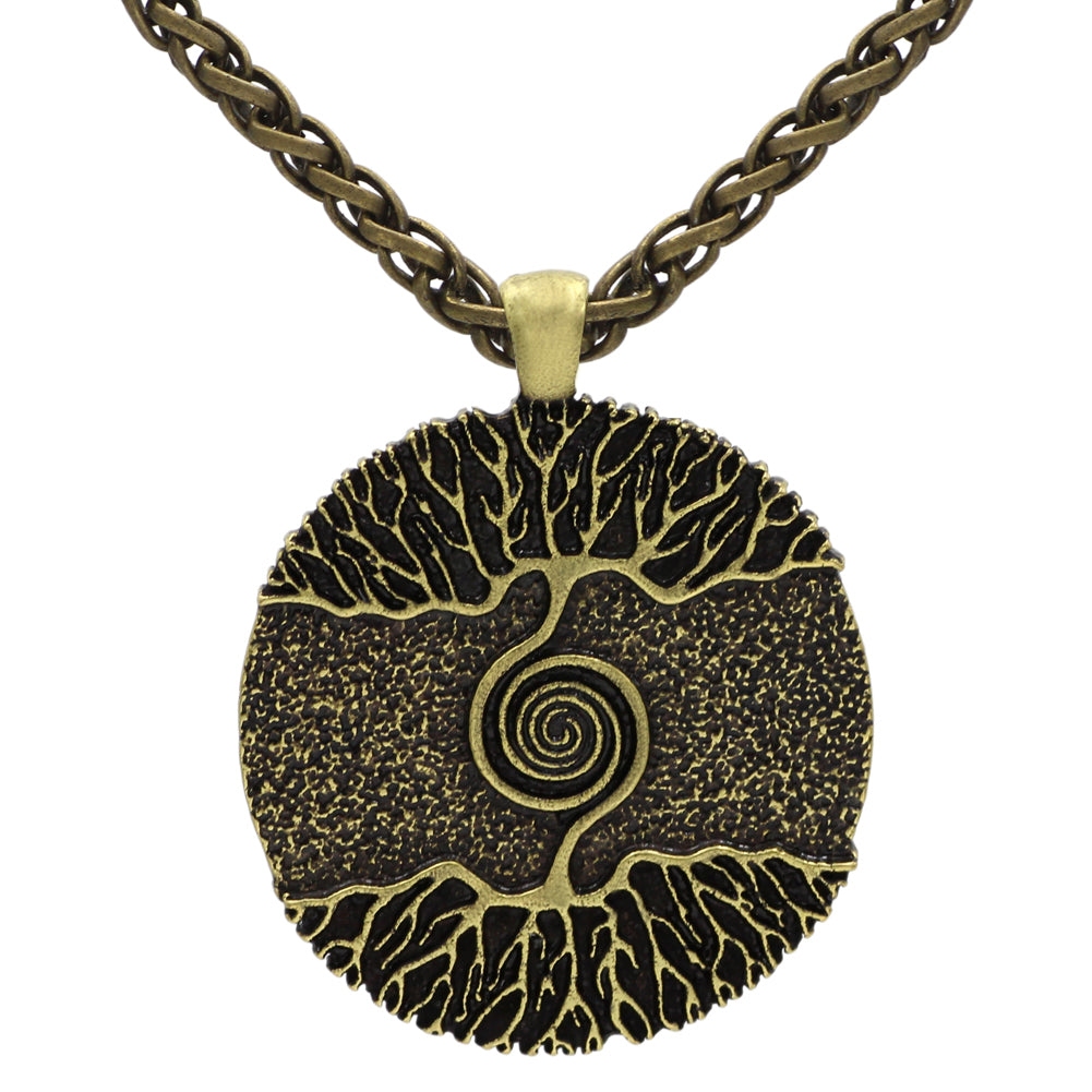 World tree double-sided pendant