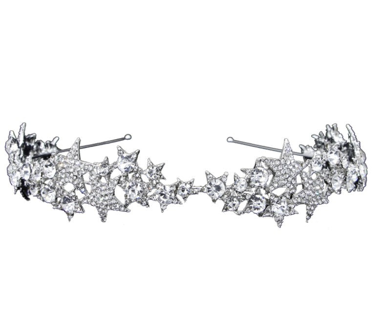 Star Crown New Hair Band Wedding Hair Accessories Bridal Jewelry