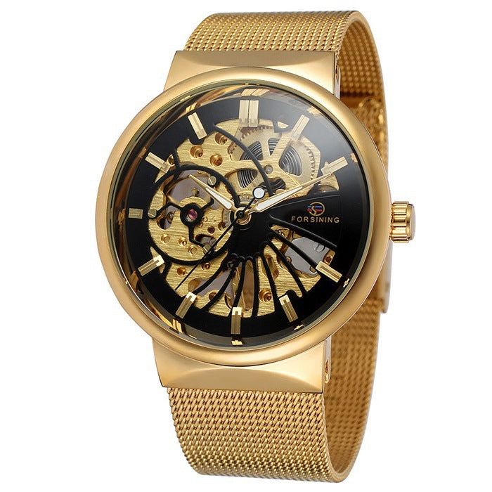 Hollow mechanical watch