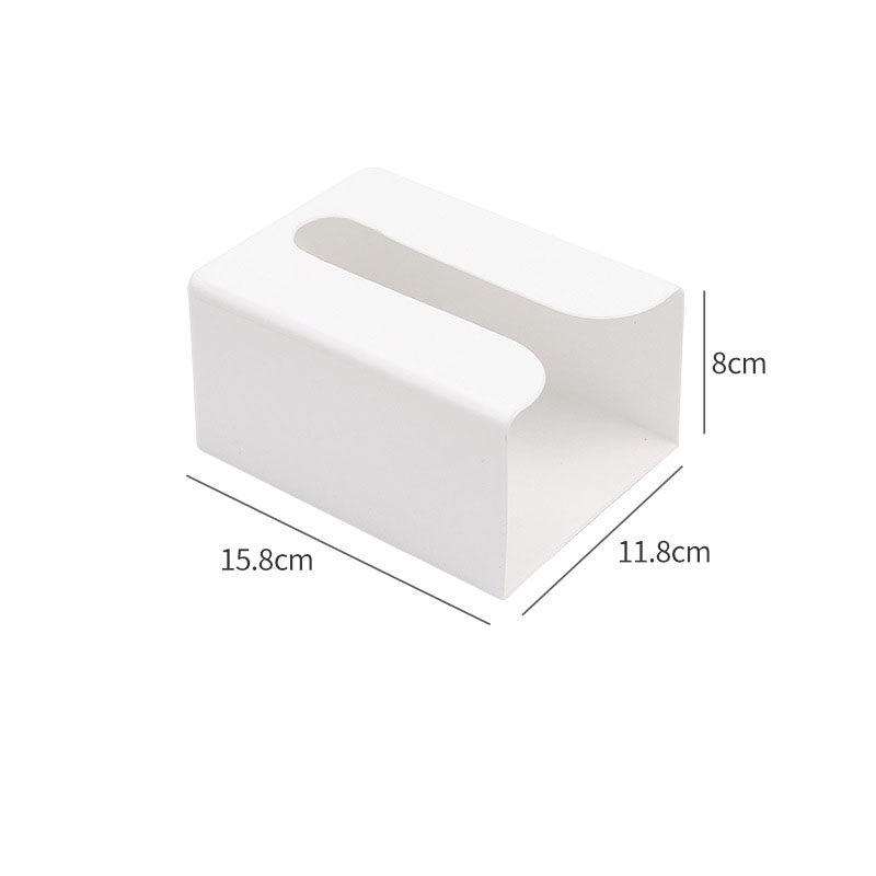 Toilet Tissue Box Hole Free Household Living Room Tissue Storage Box Wall Mounted Bathroom Storage And Storage Tissue Rack