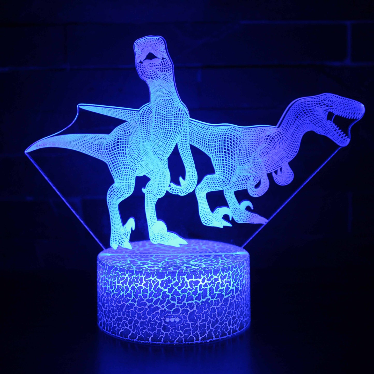 Dinosaur Series 3D Table Lamp LED Colorful Touch Remote Control Gift Nightlight