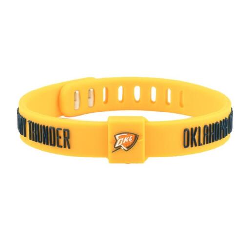 basketball team silicone bracelets sports wristbands