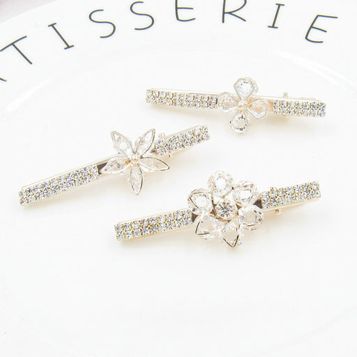 Korean Hair Accessories Rhinestone Bangs Clip