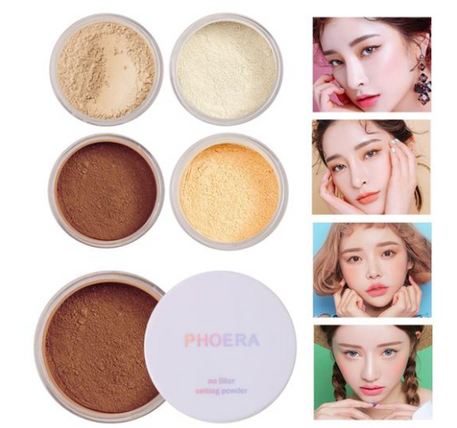 Loose Face Powder Translucent Smooth Setting Foundation Makeup