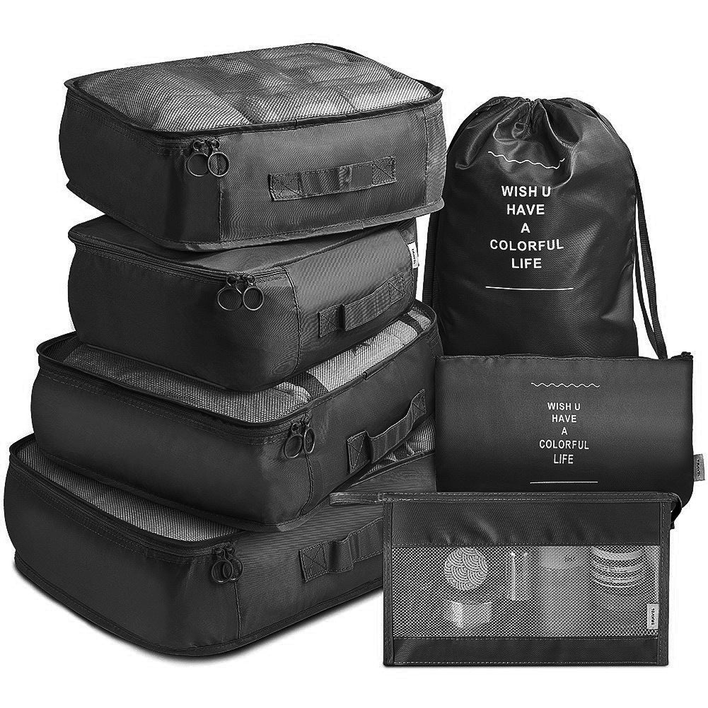 Seven-Piece Travel Storage Set Clothes Classification Storage Bag Luggage Storage Bag 7-Piece Set