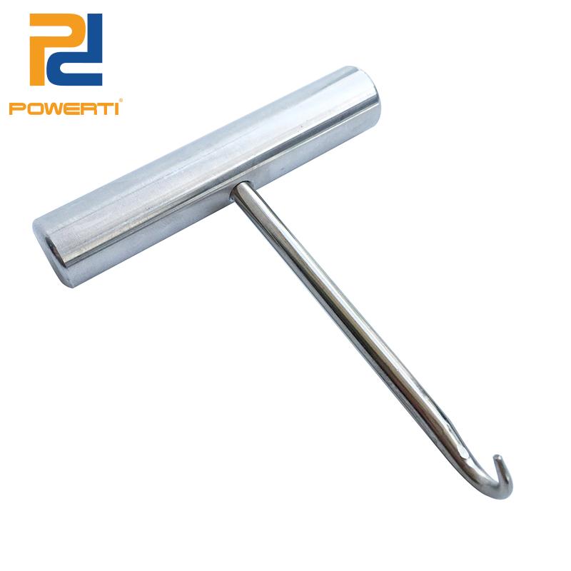 Powerti 1pcs Awl Tennis/Badminton Stringing Tools Silver Stringing Machine Racket Stringing Mover