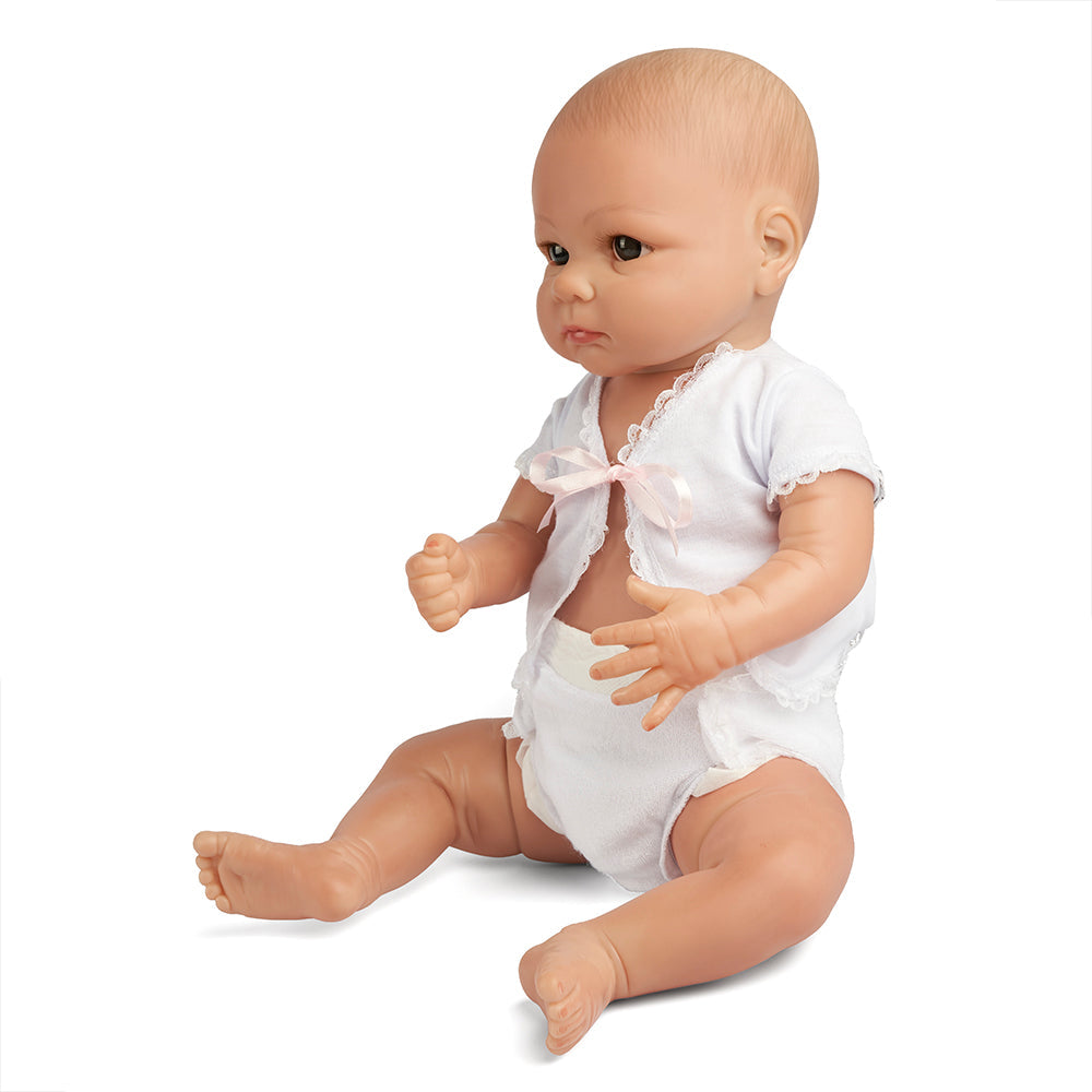 RBG Reborn Baby Doll 20 Inches Lifelike Newborn Cute Baby Girl Full Vinyl Reborn Baby Doll Gift Toy for Children