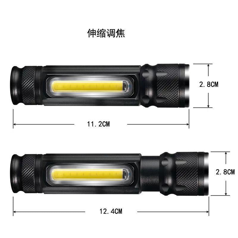 T6 COB Strong Light USB Flashlight