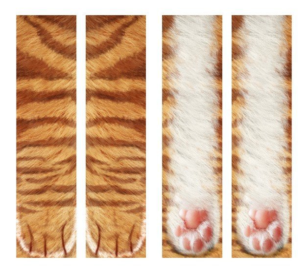 3D Animal Paw Socks Cute Cat Claws Socks Unisex Long Socks