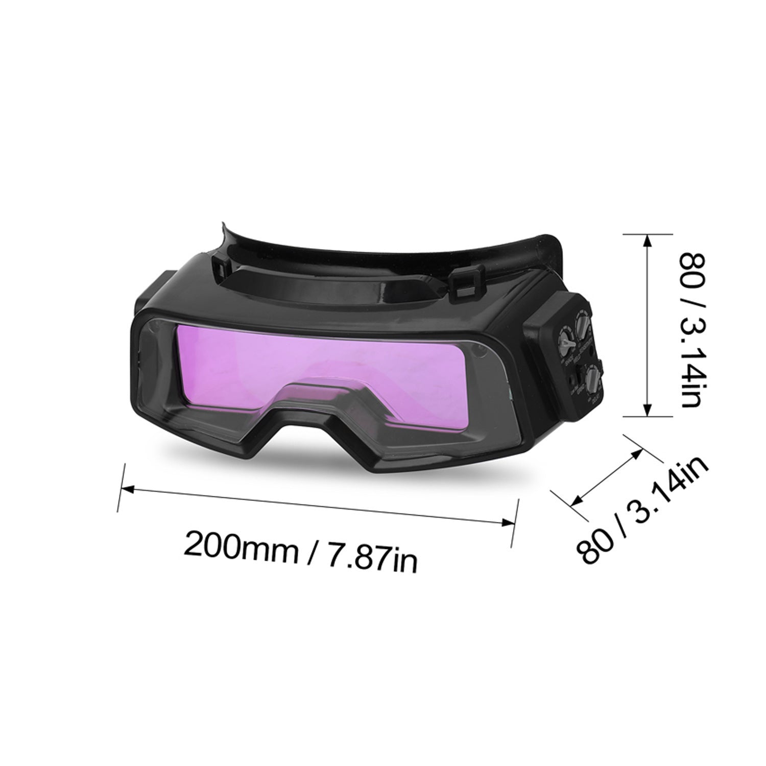 Automatic Changing Light Welding Mask Burning Welding Cap Protective Headwear Special Glasses