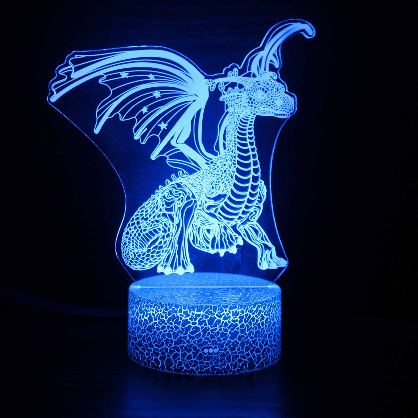 Dinosaur Series 3D Table Lamp LED Colorful Touch Remote Control Gift Nightlight