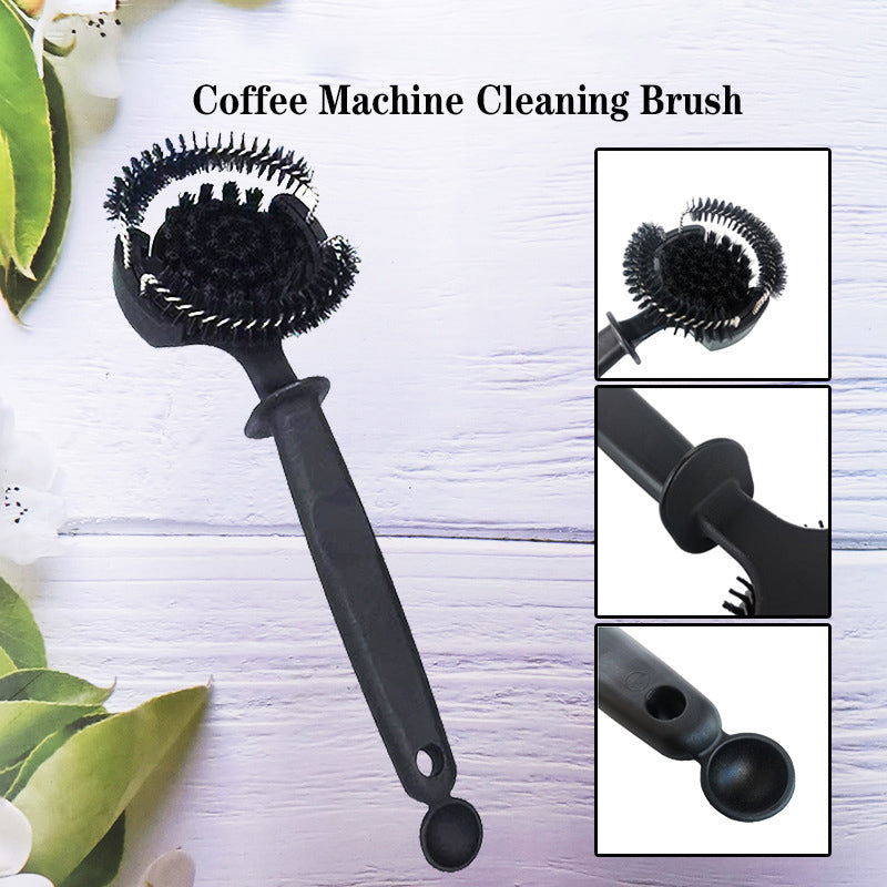 Coffee machine cleaning brush Long handle washing head cleaning brush