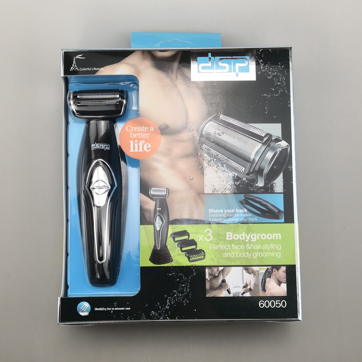 Men's electric razor barber set