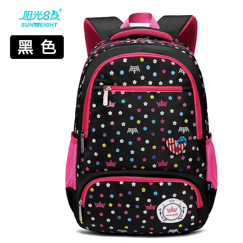 A primary schoolboy and children's schoolbag girl 2-6 grade knapsack knapsack Korean shoulder Princess bag super light weight loss