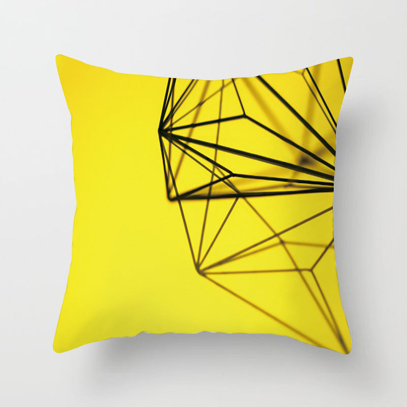 Geometric diamond pillowcase