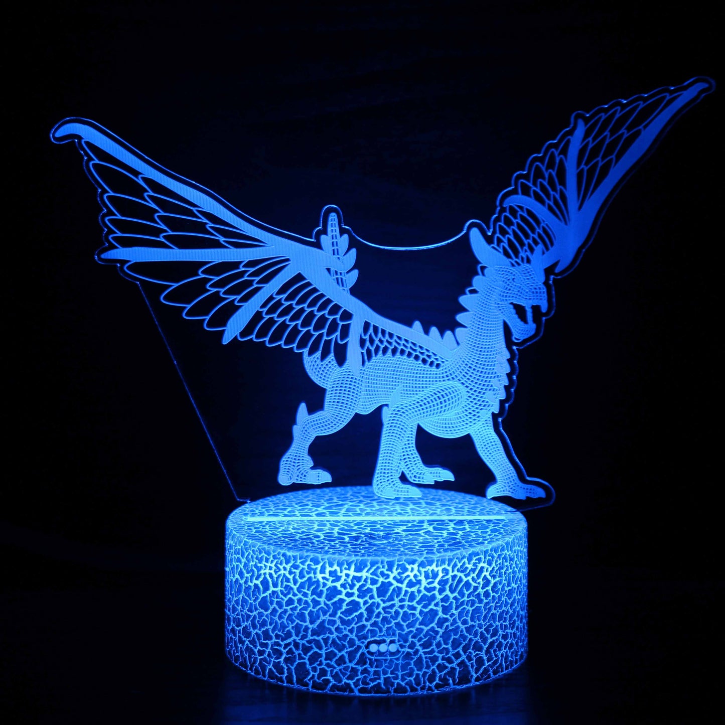 Dinosaur Series 3D Table Lamp LED Colorful Touch Remote Control Gift Nightlight