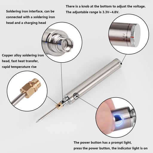 Portable Mini USB Interface Welding Pen Welding Repair Tool