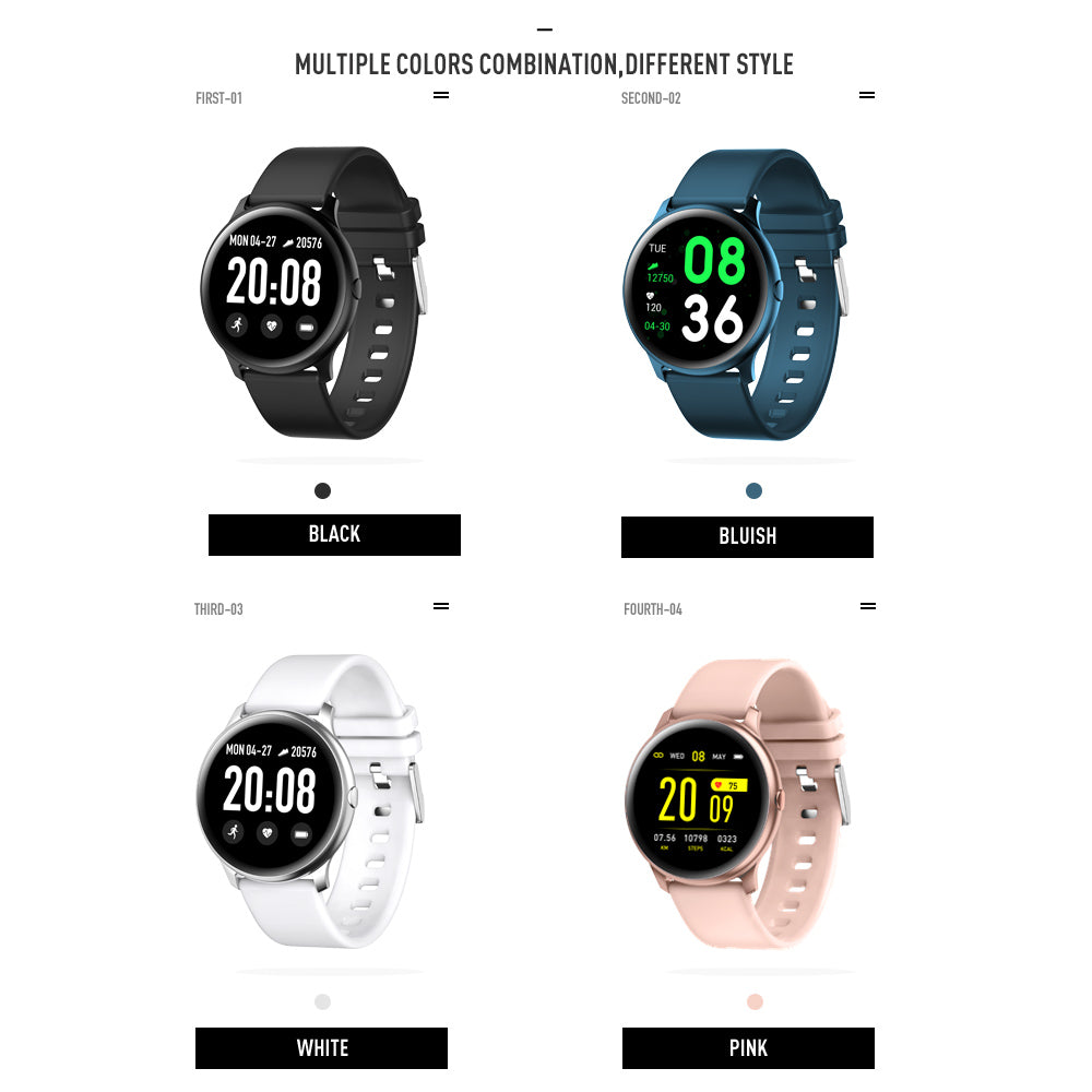 KW19 Pro wommen smart watch full touch screen blood oxygen pressure sport smartwatch men tracker fitness