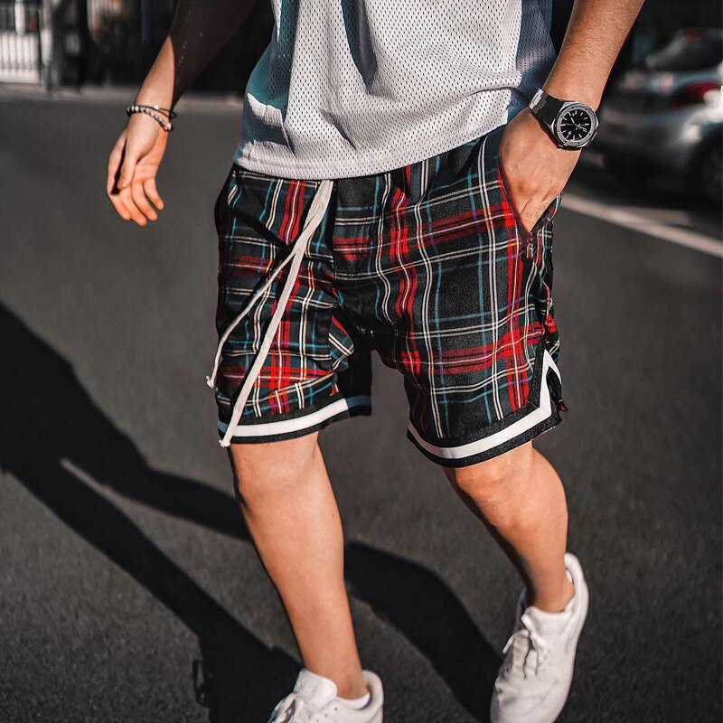 Summer Shorts Men Hip Hop Men Shorts Loose Fitness Bodybuilding Short Pants Streetwear Men's Clothing Beach Casual Men Shorts