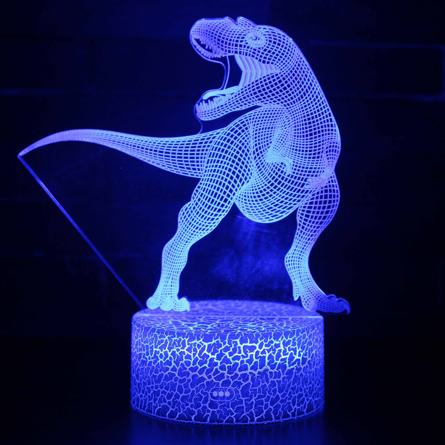 Dinosaur Series Touch Remote Control Creative 3D Desk Lamp Gift Led Seven Color Night Light