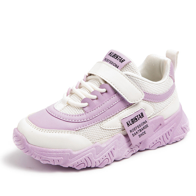 Girls' Mesh Breathable Lightweight Sneakers