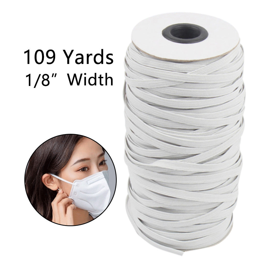 Elastic Bands for Face Mask Width Elastic Cord for Crafts Elastic Rope