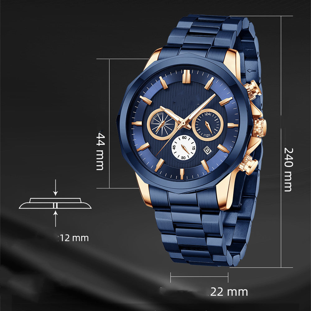 Men's Fashion Multifunctional Sports Quartz Watch