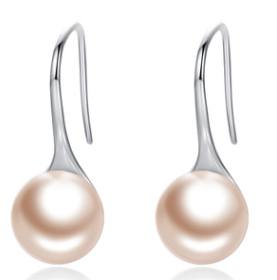 Korean Temperament All-match Female Pearl Earrings