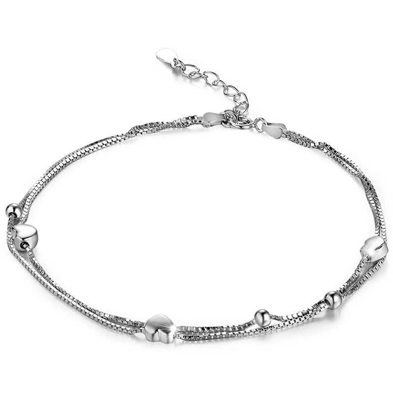 Love Peach Anklet Female Korean Fashion Foot Chain