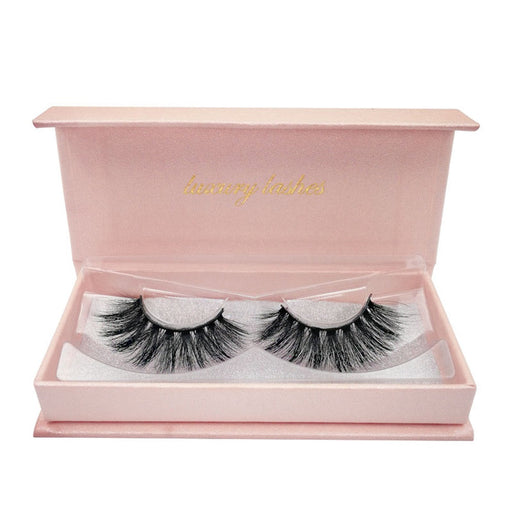 Natural Cross Long 100% Real 3D Fur Eye Lashes Extension False Eyelashes