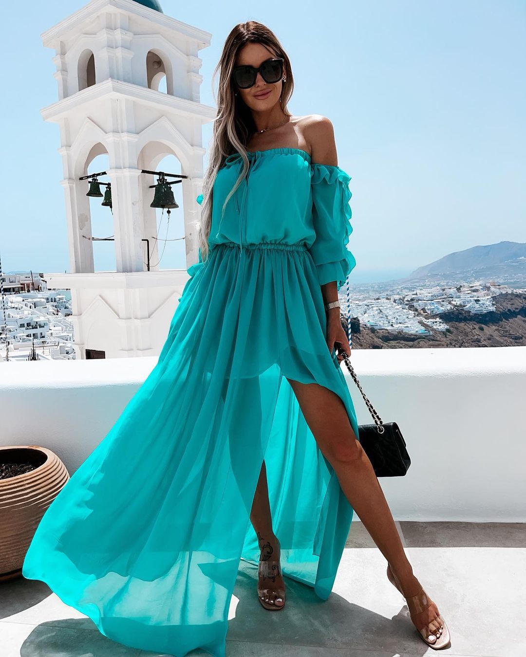 Summer New Style European And American Chiffon Dress