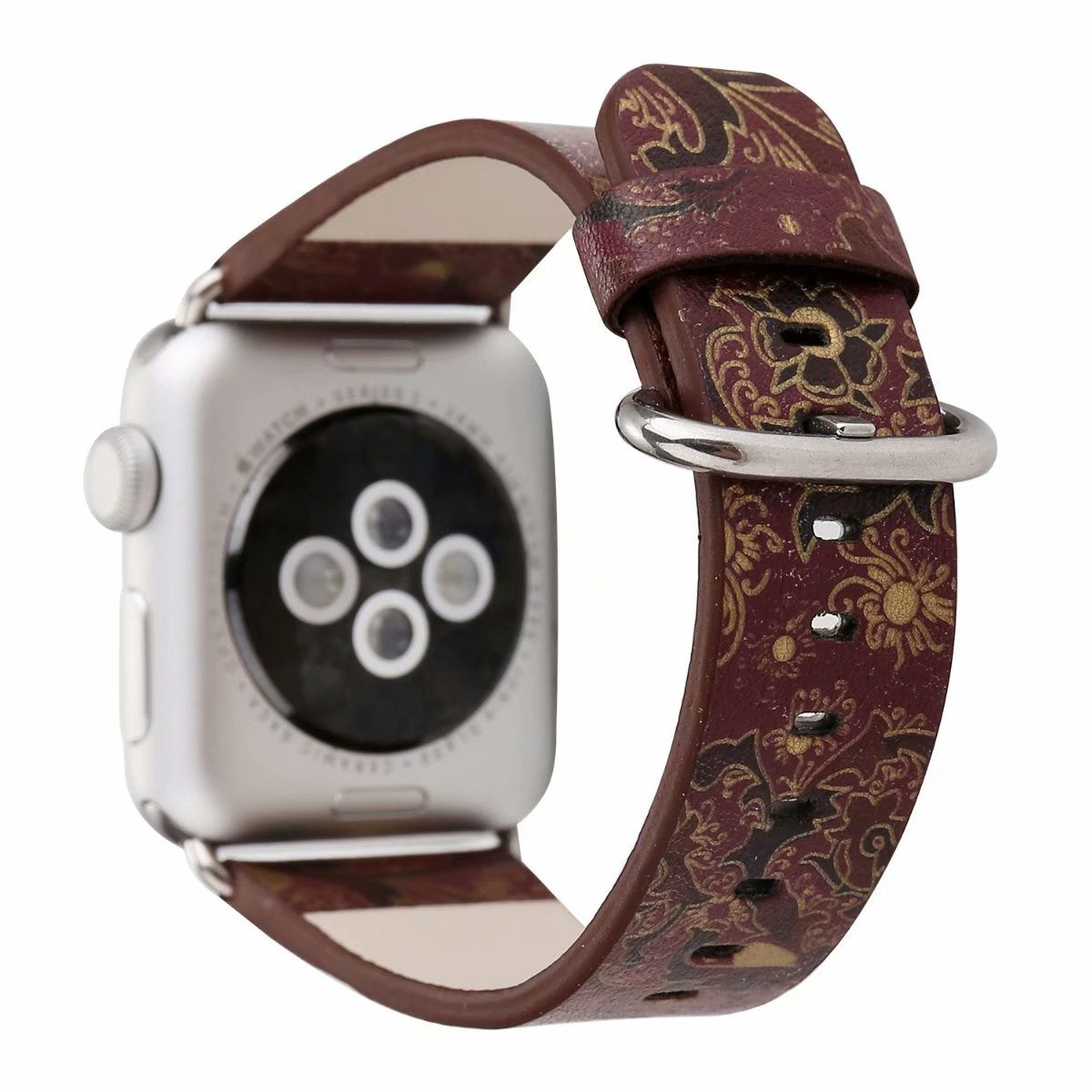 Phoenix flower strap universal leather watch