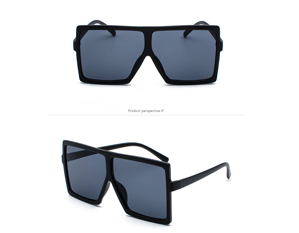 European and American Fashion Big Box Sunglasses