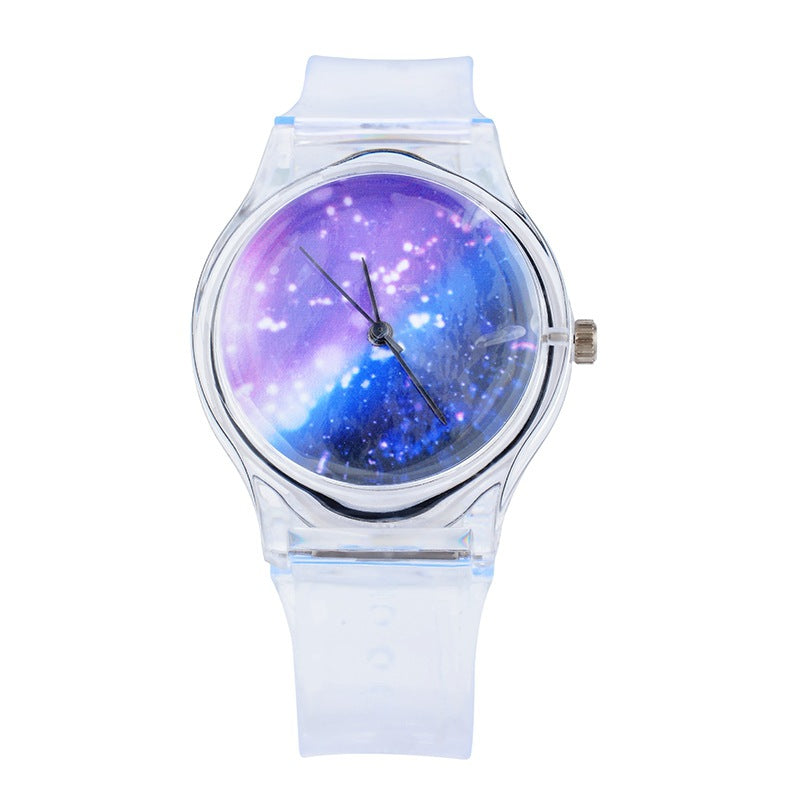 Plastic Transparent PVC Watch Small  Watch Ladies