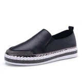 Flat bottom Sequin fisherman's shoes