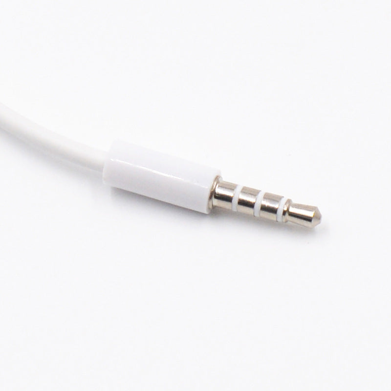 Silver Plating Car Phone Audio Cable USB To 3.5MM