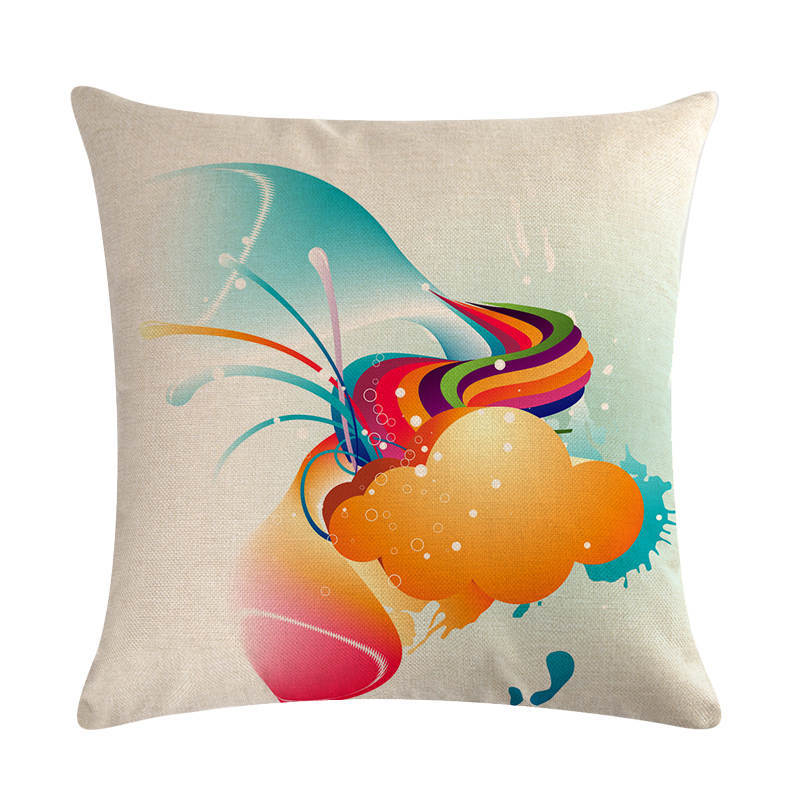 Abstract Guitar Series Linen Pillowcase Cushion Cover