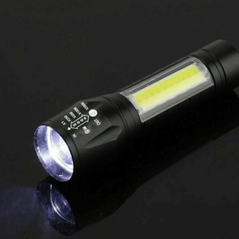 Mini Zoom Work Light Can Stretch LED Flashlight