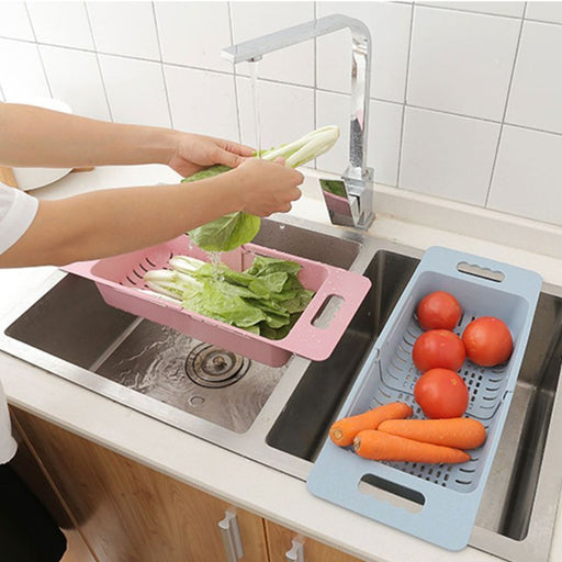 Kitchen Sink Dish Drainer Drying Rack Washing Holder Basket Organizer Kitchen Vegetables Water filter basket Shelf