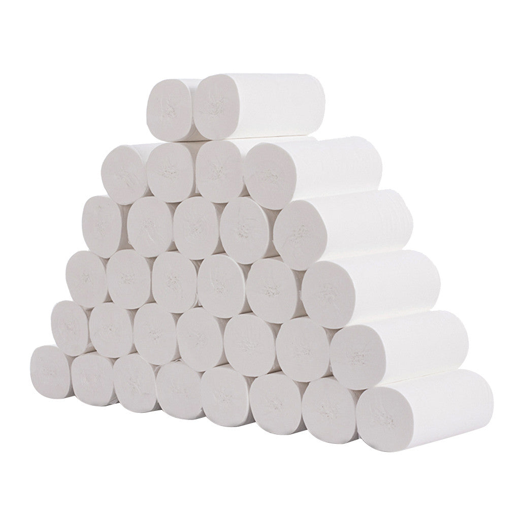 48 Rolls Toilet Paper 3 Lay&ers White Soft Toilet Paper Bulk Pack  White Tissue