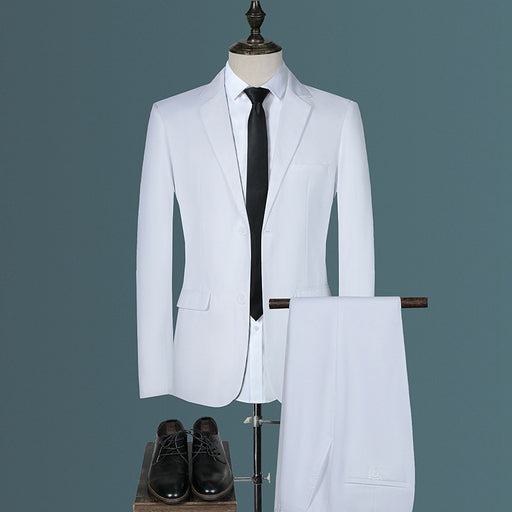 Men's Three Piece Korean Style Slim Casual Suit