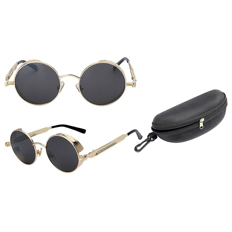 Austin Powers Vintage Round Metal Frame Sunglasses